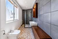 living - Ático de 111m² con 80m² terraza en venta en Sitges Town - gallery thumbnail - 8