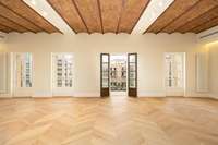 living - 190m² penthouse with 60m² terrace for sale in Eixample Right - gallery thumbnail - 3