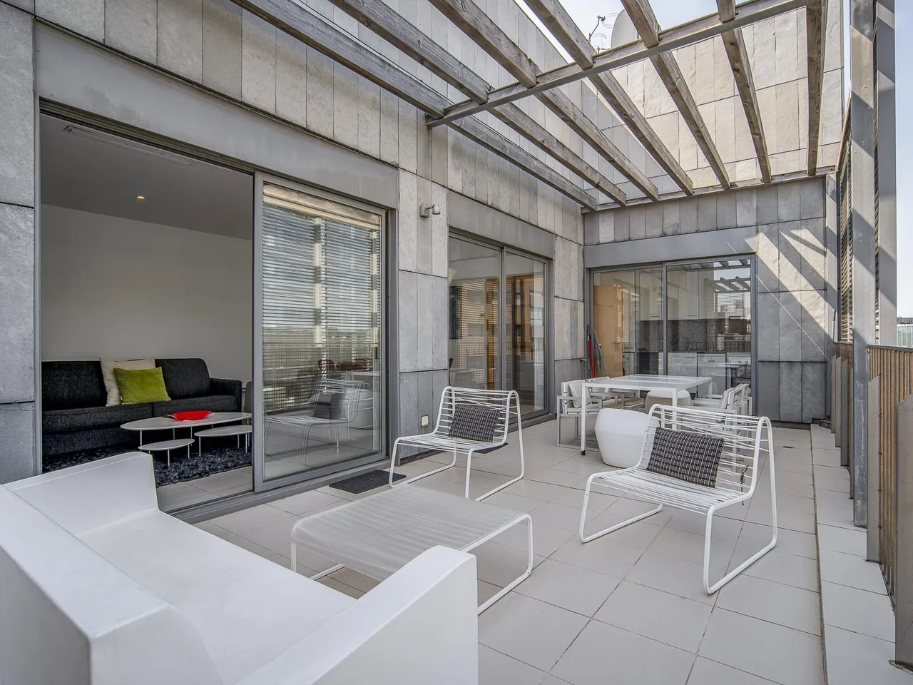 living - 74m² penthouse with 40m² terrace for sale in Poblenou - gallery - 7