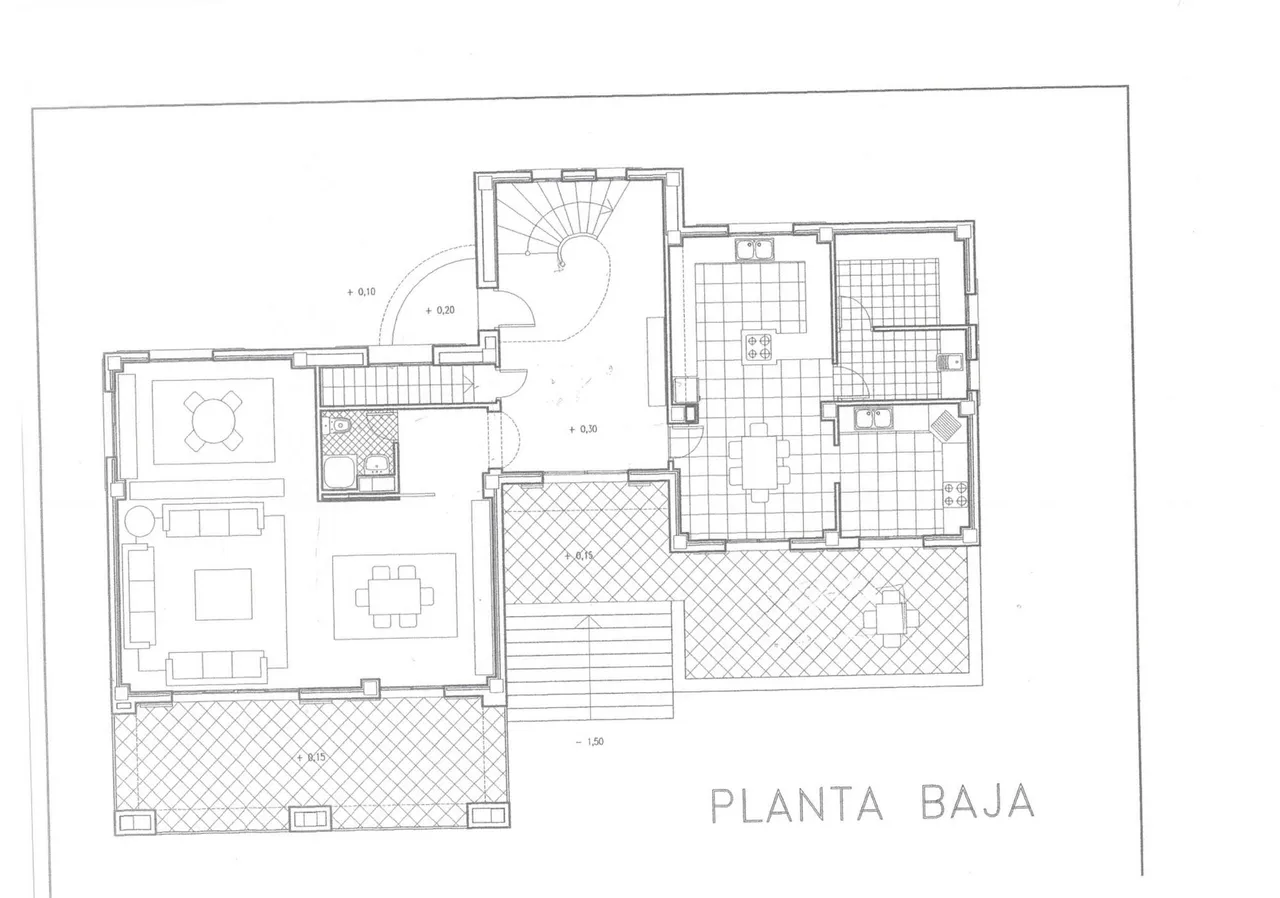 living - Casa / villa de 697m² en venta en Cullera, Valencia - Plano del piso - 2