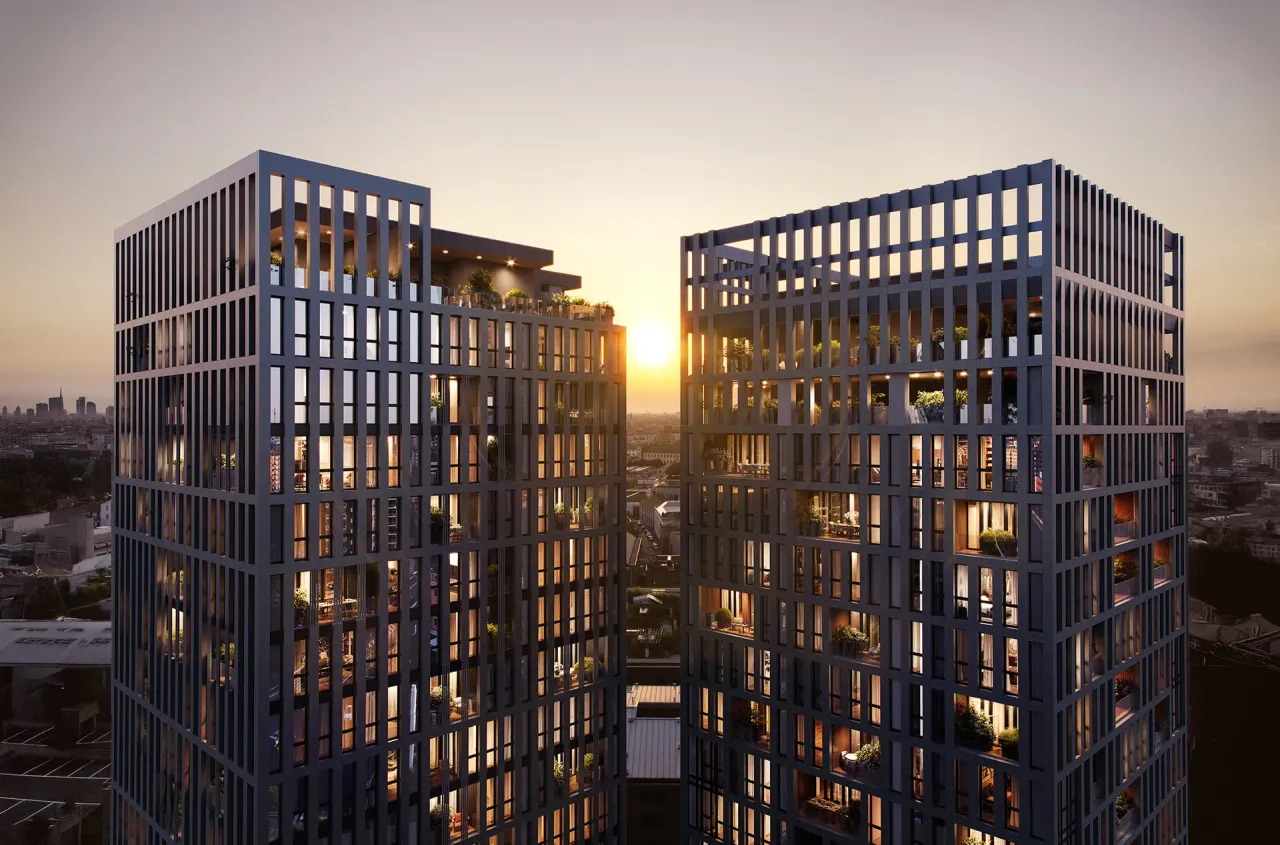 living - Navigli Towers - gallery - 1