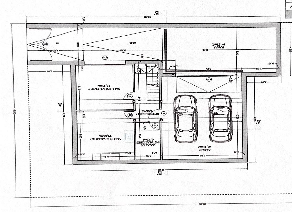 living - Casa / villa de 355m² en venta en Montgat, Barcelona - Plano del piso thumbnail - 3