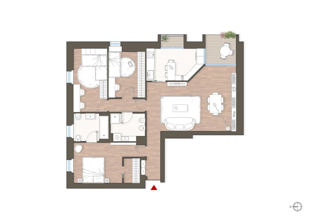 living - Lomazzo 52 - Living - Dils - Floor Plan - 1