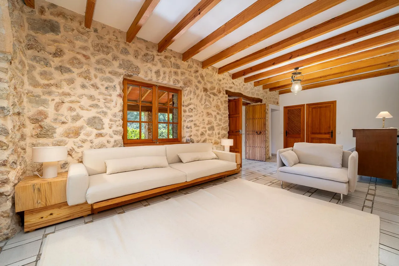 living - Casa rural de 139m² con 2,159m² de jardín en alquiler en Mancor de la Vall - gallery - 7