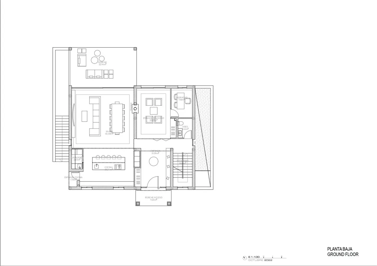 living - 521m² house / villa with 140m² terrace for sale in Benahavís - Floor Plan - 3