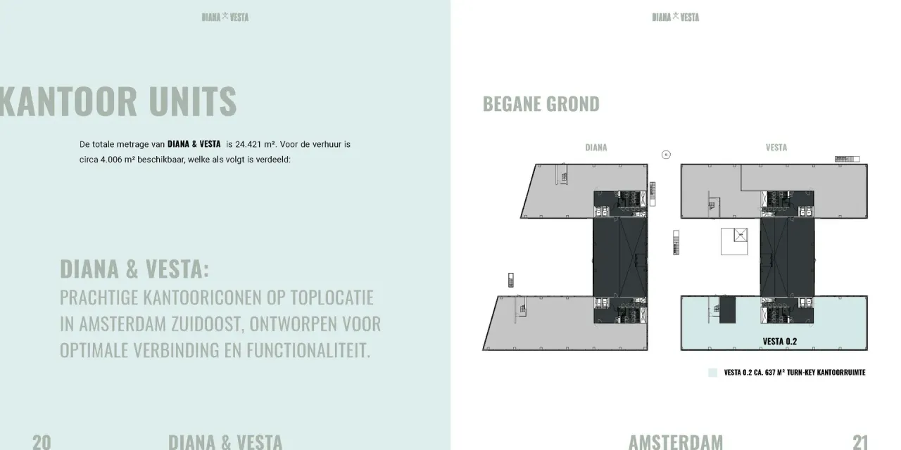 office - Diana & Vesta - Office - Dils - Plan d'étage - 1