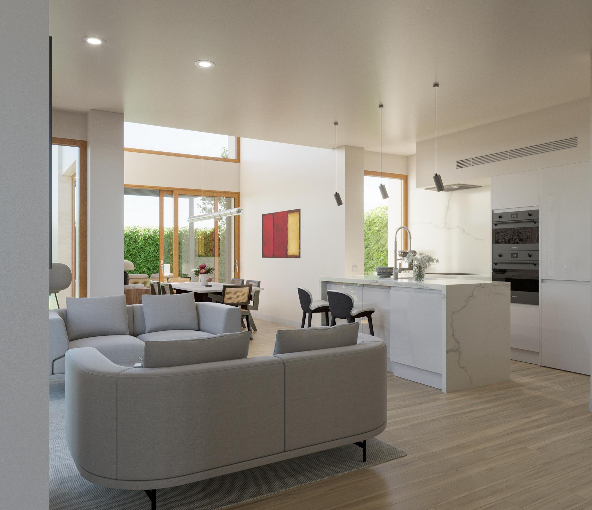 living - 407m² house / villa for sale in Puerta de Hierro, Madrid - gallery thumbnail - 1