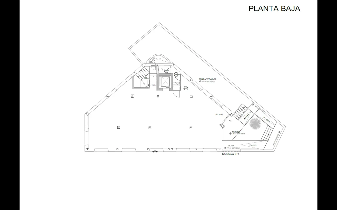 office - Velazquez 149 - Kantoor - Dils - Verdiepingsplan - 1