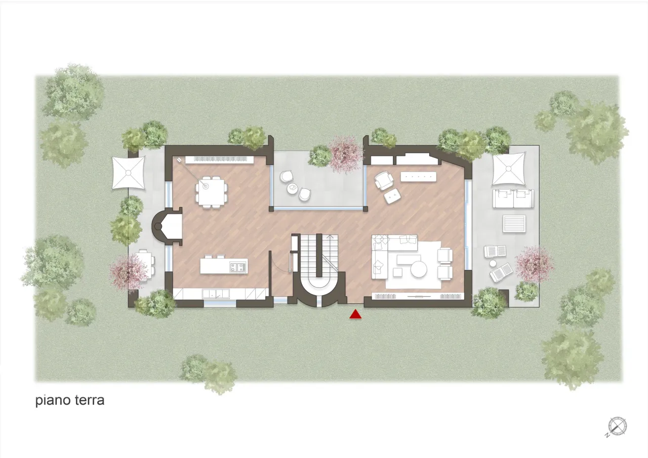 living - Principale 109 - Living - Dils - Plan d'étage - 2