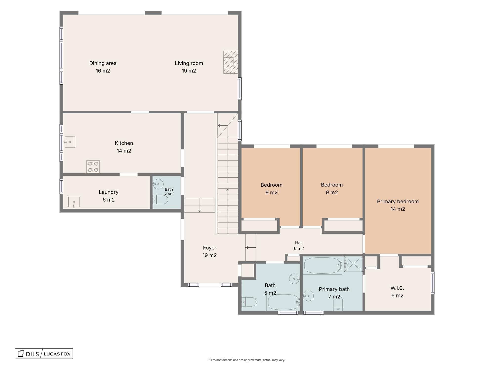 living - Casa / villa de 419m² en venta en Cabrils, Barcelona - Plano del piso thumbnail - 2