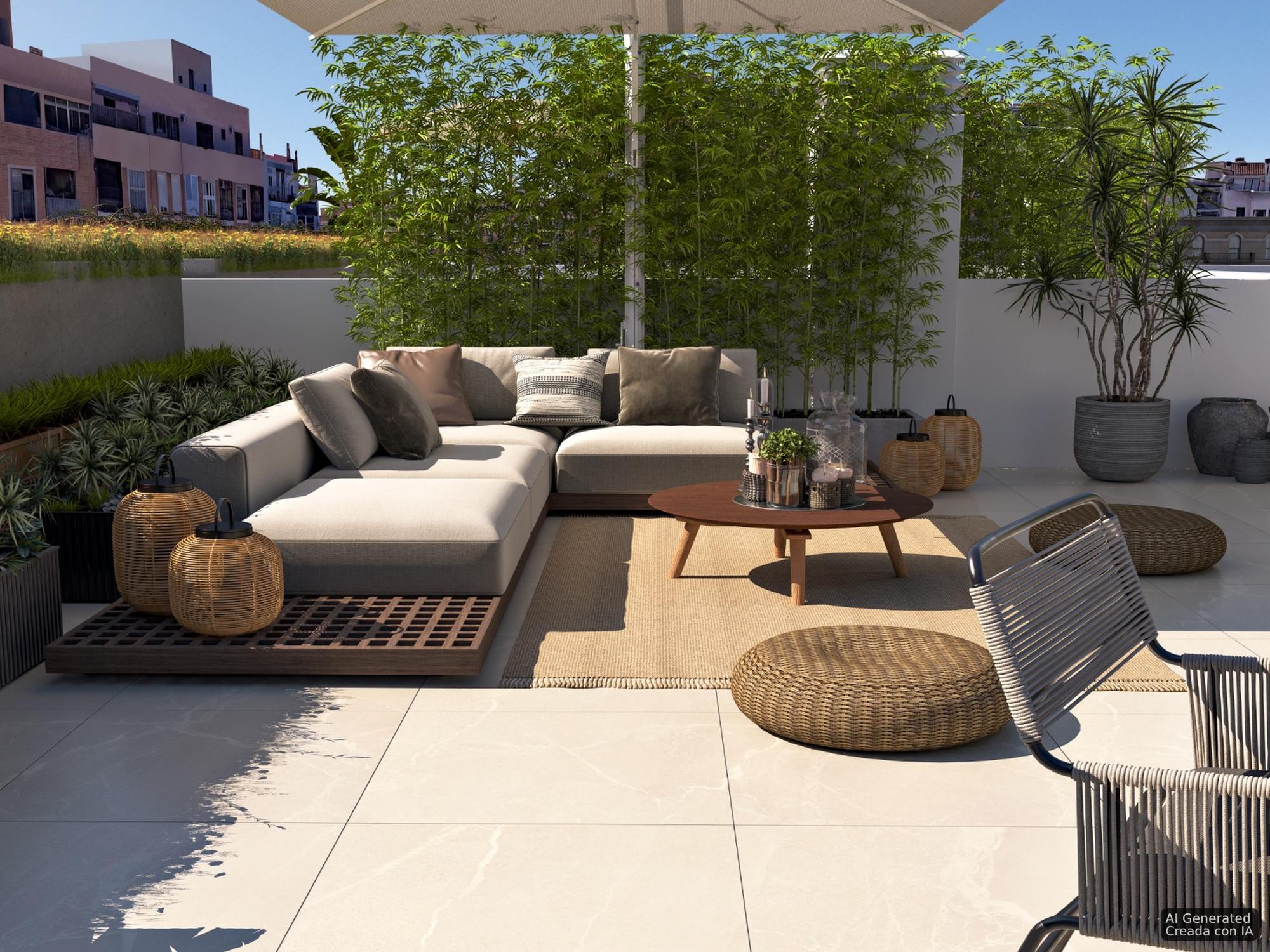 living - Apartamentos de obra nueva con terrazas en el centro de Palma de Mallorca - gallery thumbnail - 8
