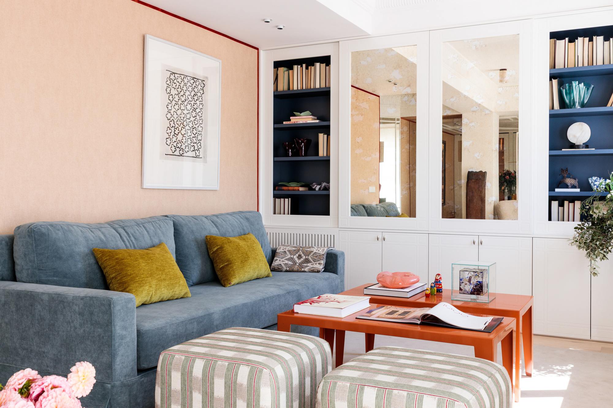 living - 208m² penthouse with 21m² terrace for sale in Goya, Madrid - gallery thumbnail - 5