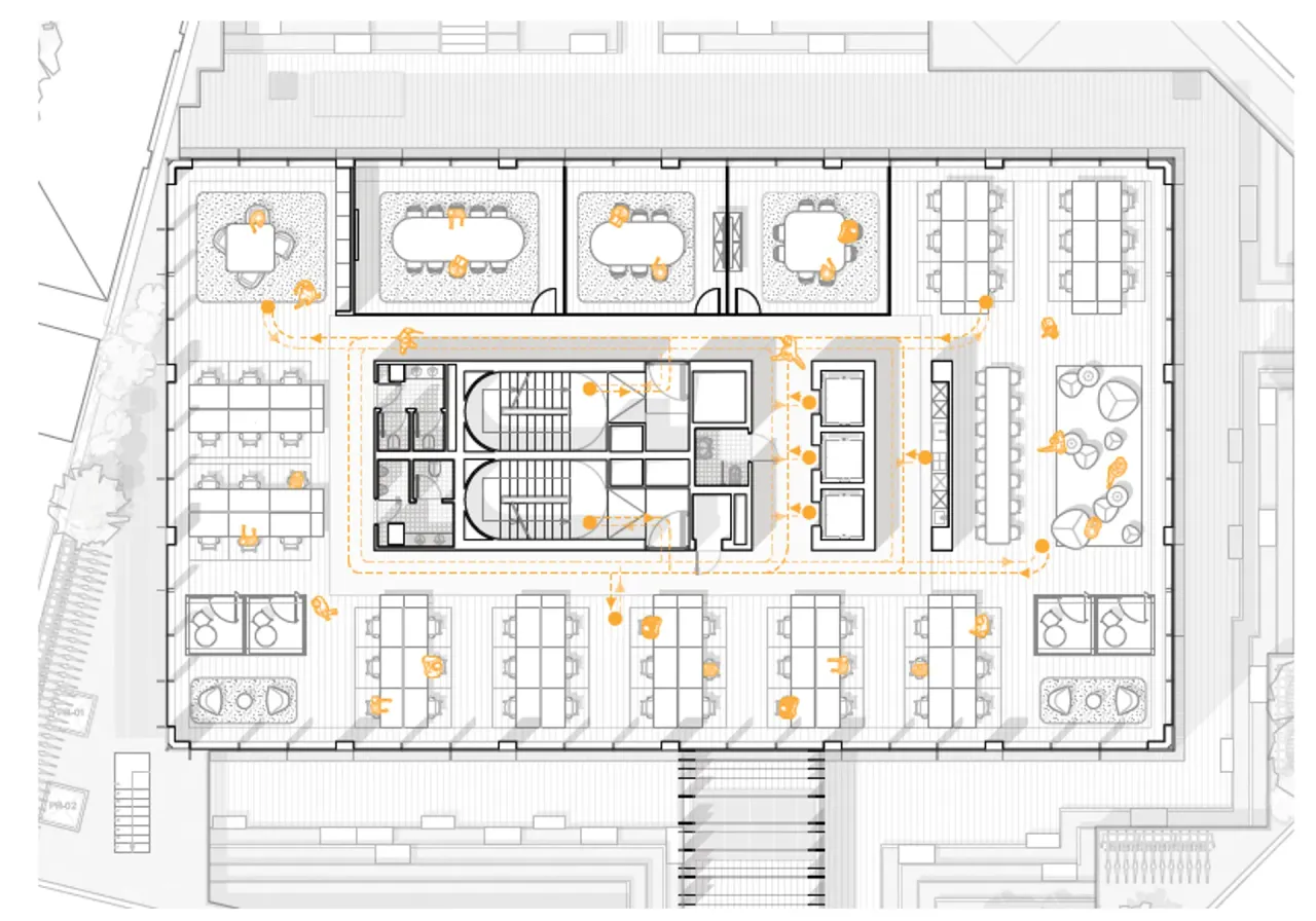 office - Tito Speri 8 - Office - Dils - Plan d'étage - 1