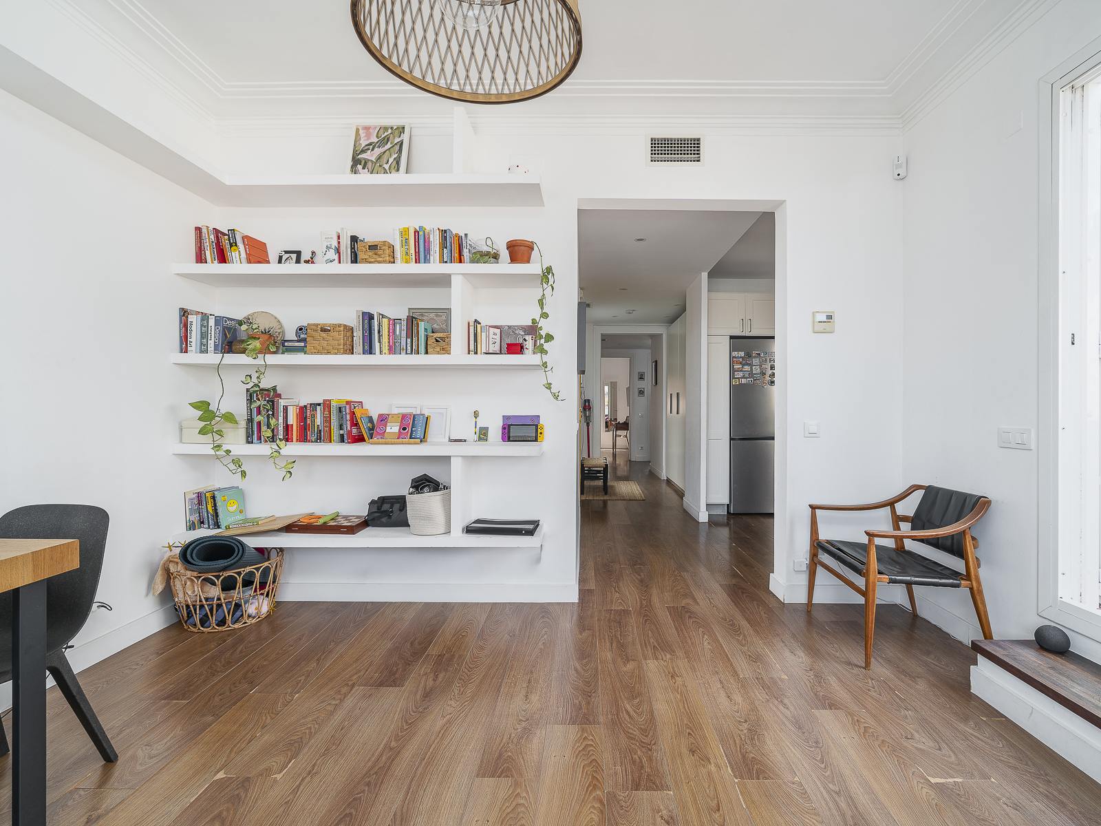 living - Ático de 88m² con 13m² terraza en venta en Eixample Derecho - gallery thumbnail - 6