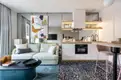 living - 57m² apartment for rent in Eixample Right, Barcelona - gallery thumbnail - 2
