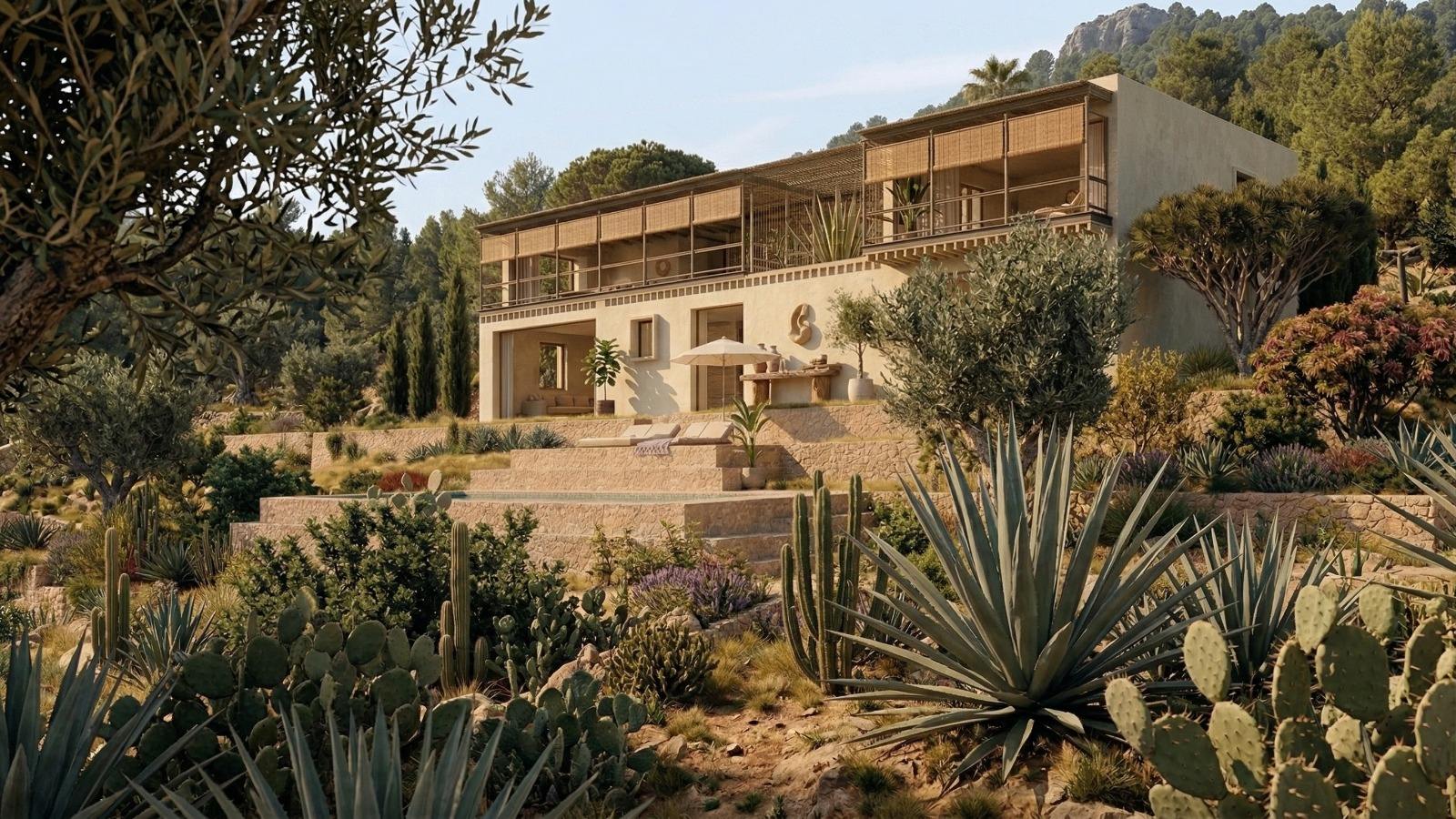 living - Parcela de 3,327m² en venta en Santa Eulalia - gallery - 2