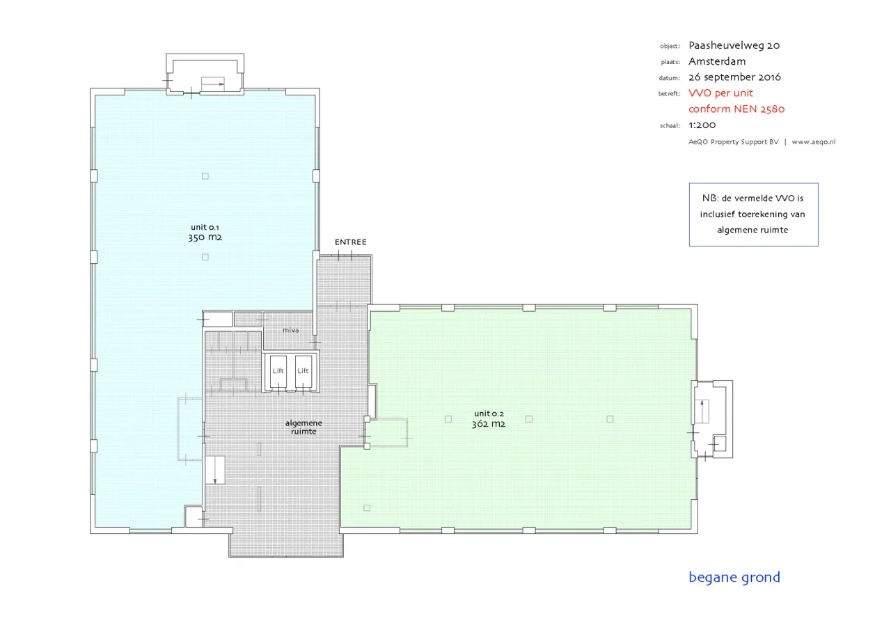 office - Paasheuvelweg 20 - Uffici - Dils - Planimetria - 6
