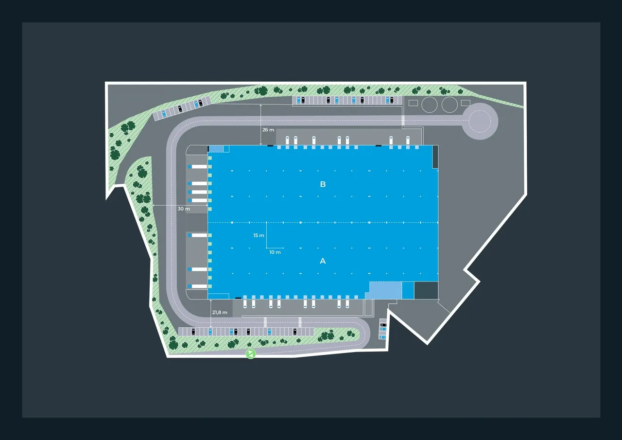 logistics - Genova Casella Park - Logistics - Dils - Floor Plan - 1