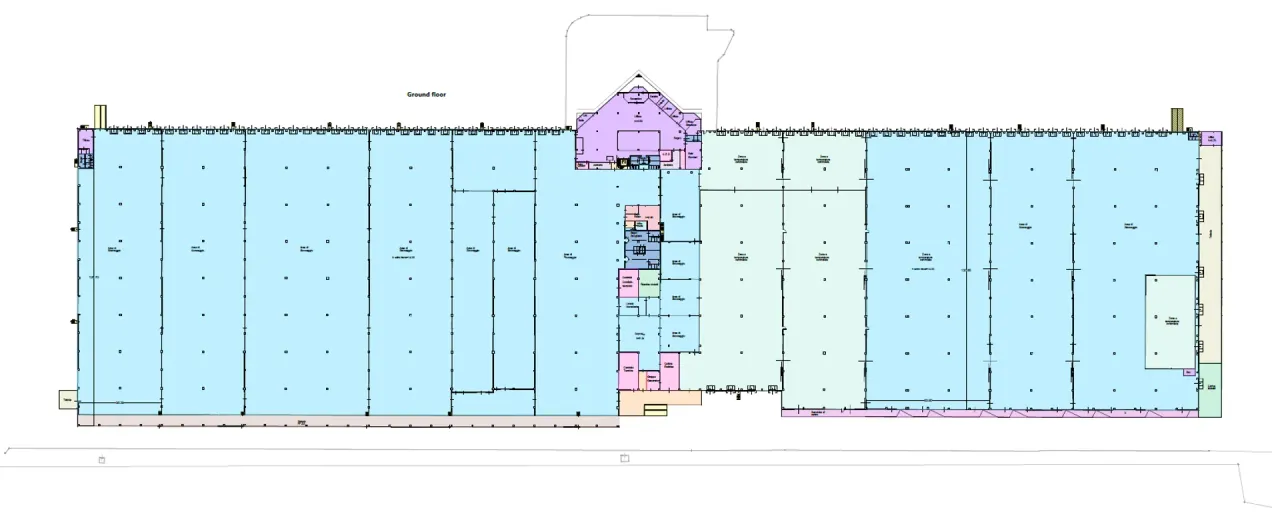 logistics - East Pavia - Logistics - Dils - Plan d'étage - 1