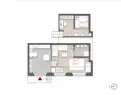 living - Isonzo 24 - Living - Dils - Plan d'étage thumbnail - 1
