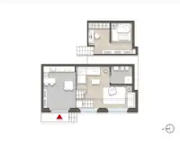 living - Isonzo 24 - Living - Dils - Plan d'étage thumbnail - 1