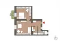 living - Monte Nero 10 - Living - Dils - Floor Plan thumbnail - 1