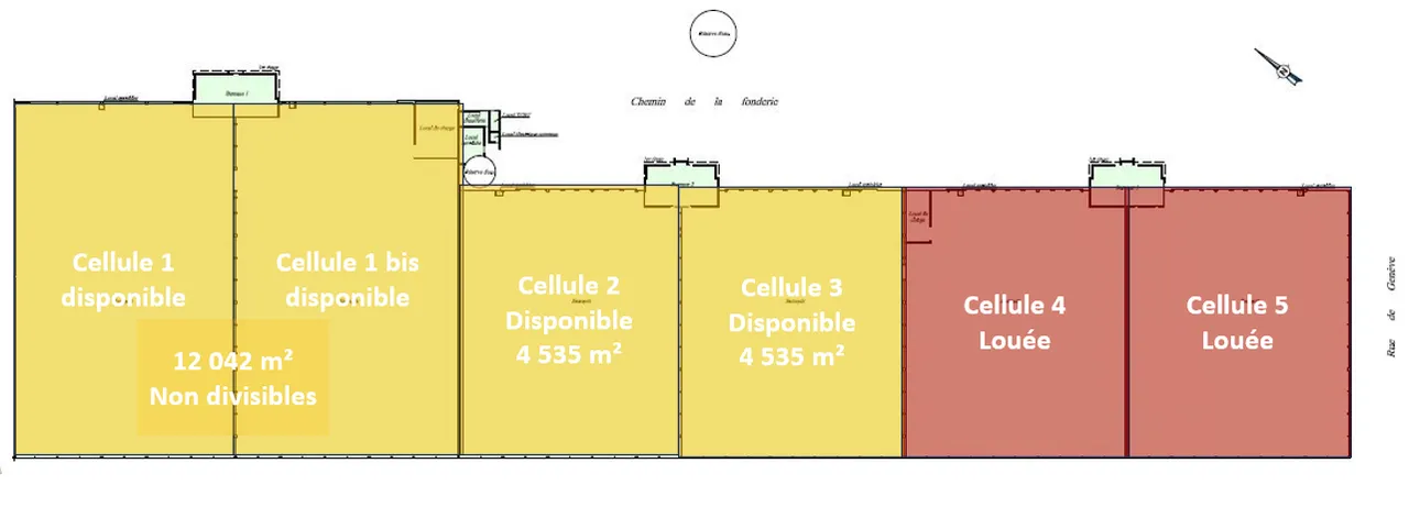 logistics - Logistics Warehouse For Rent - Floor Plan - 1