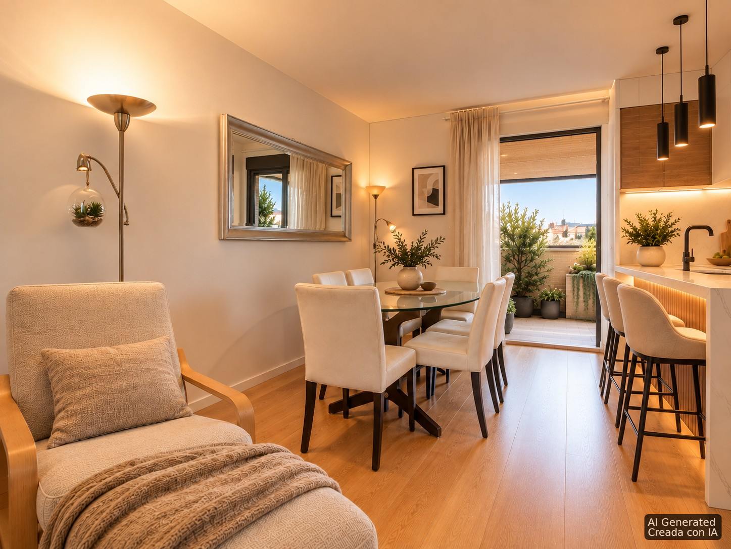 living - 238m² apartment for sale in Las Rozas, Madrid - gallery thumbnail - 6