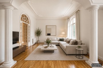 living - Piso de 217m² con 10m² terraza en venta en Eixample Izquierdo - featured