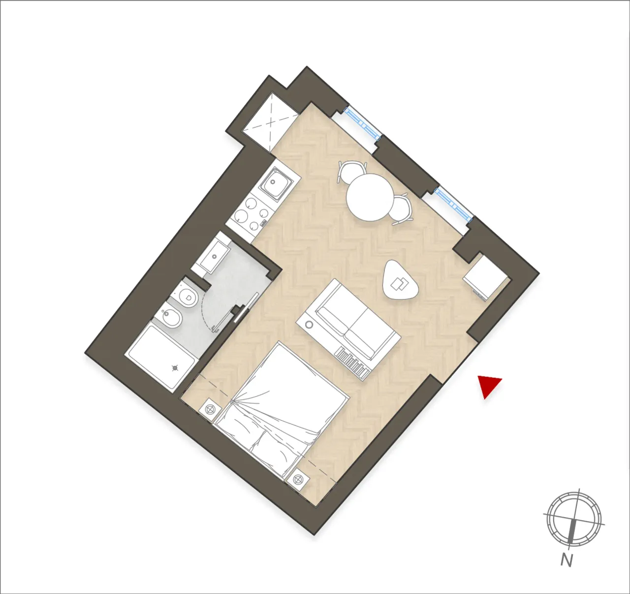 living - Argelati 1 - Living - Dils - Planimetria - 1