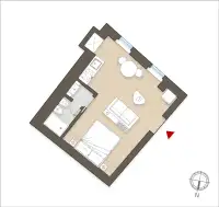 living - Via Filippo Argelati n. 1 Milano - Living - Dils - Floor Plan thumbnail - 1