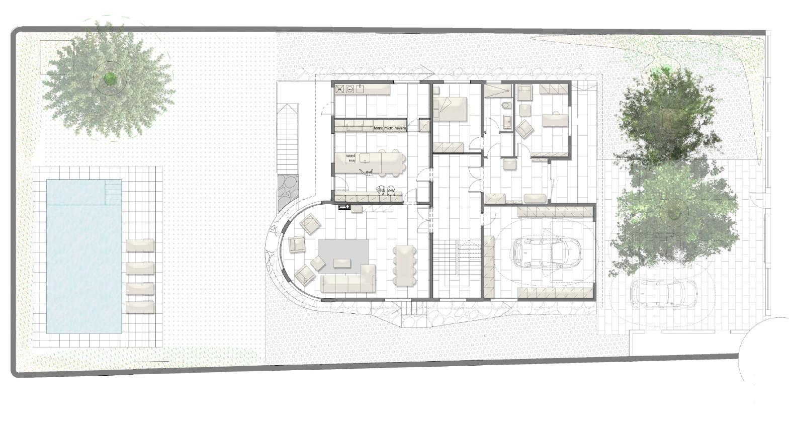 living - Casa / villa de 540m² en venta en El Masnou, Barcelona - Plano del piso - 2