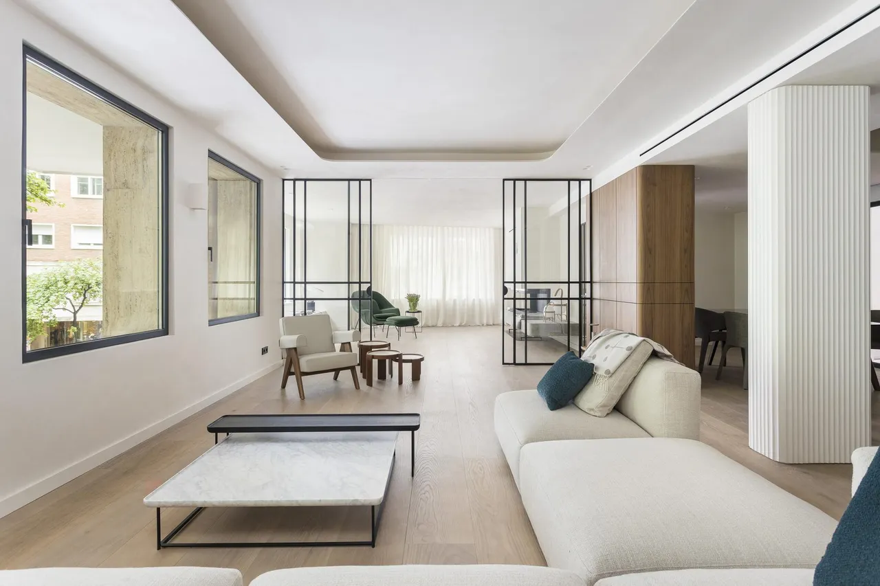 living - Piso de 427m² en venta en Turó Park, Barcelona - gallery - 7