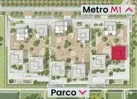Two Bedrooms Compact of 85 sqm - Edificio A1 - LivinUp  | Milano - Floor Plan thumbnail - 2