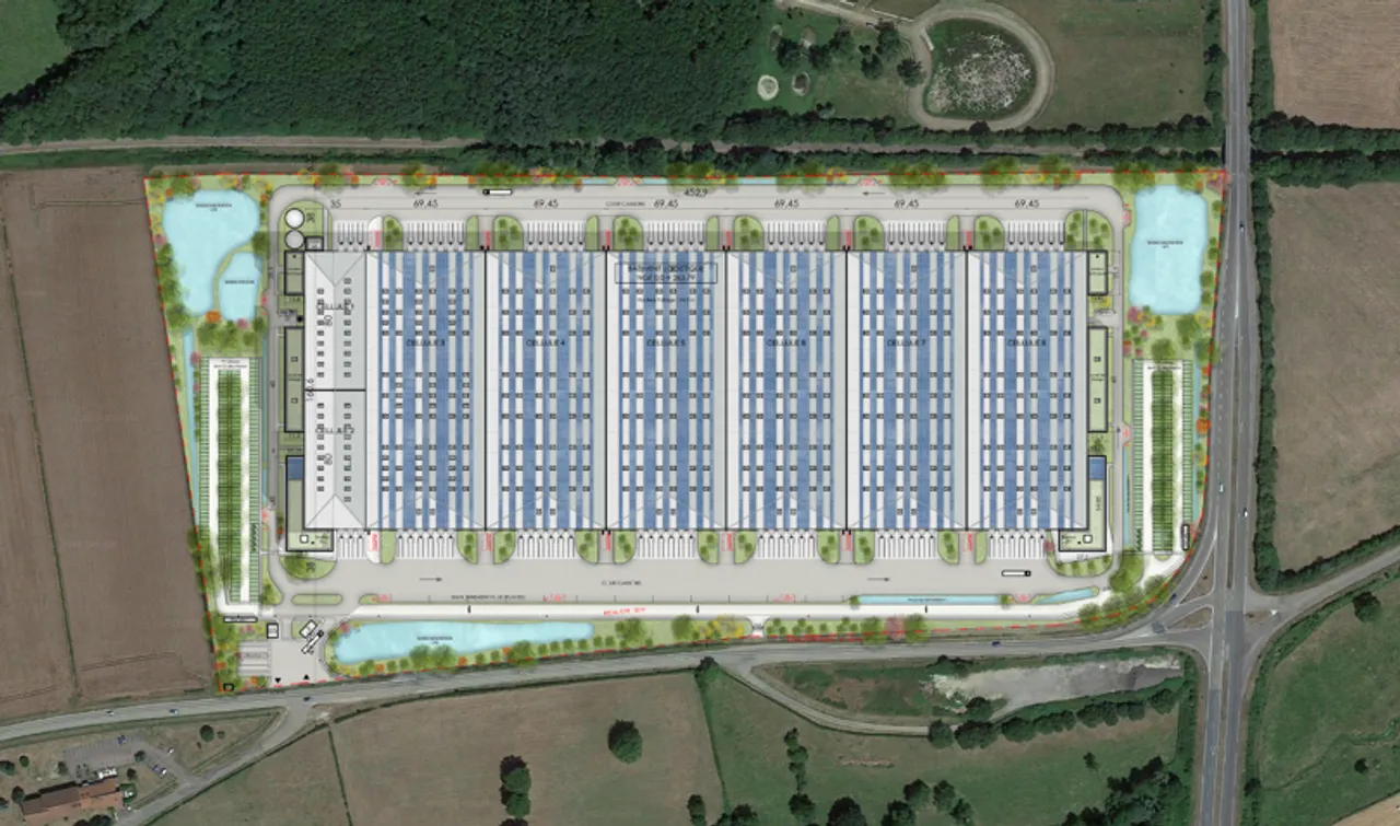 logistics - Logistics Warehouse For Rent - Floor Plan - 1