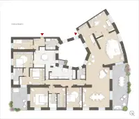 living - Gian Giacomo Porro 26 - Living - Dils - Plan d'étage thumbnail - 2