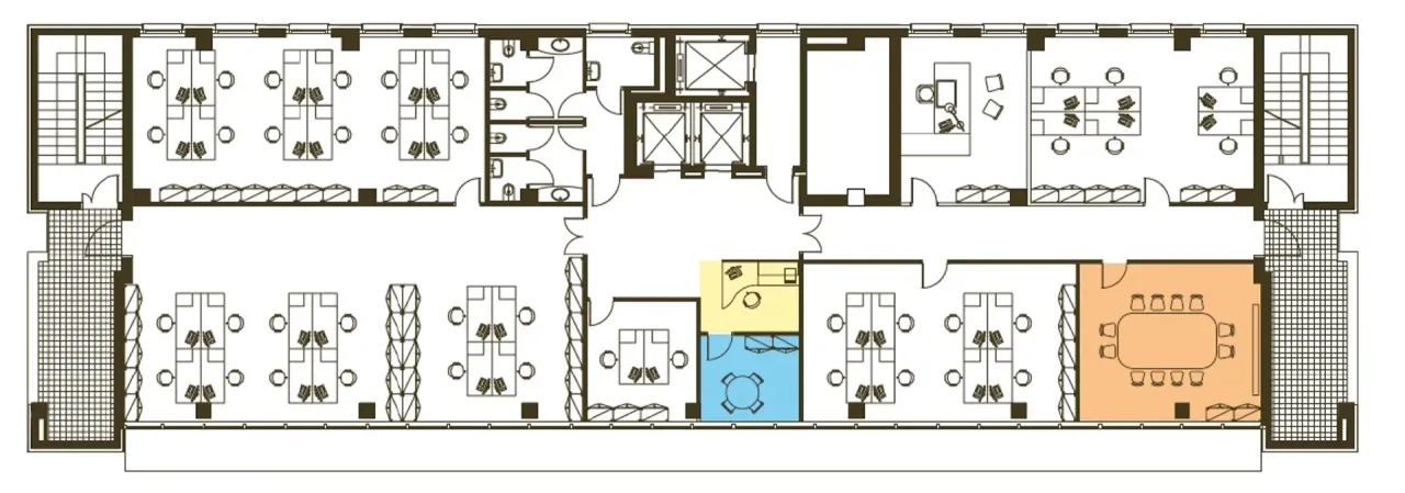 office - Ludovico di Breme 78 - Office - Dils - Floor Plan - 1