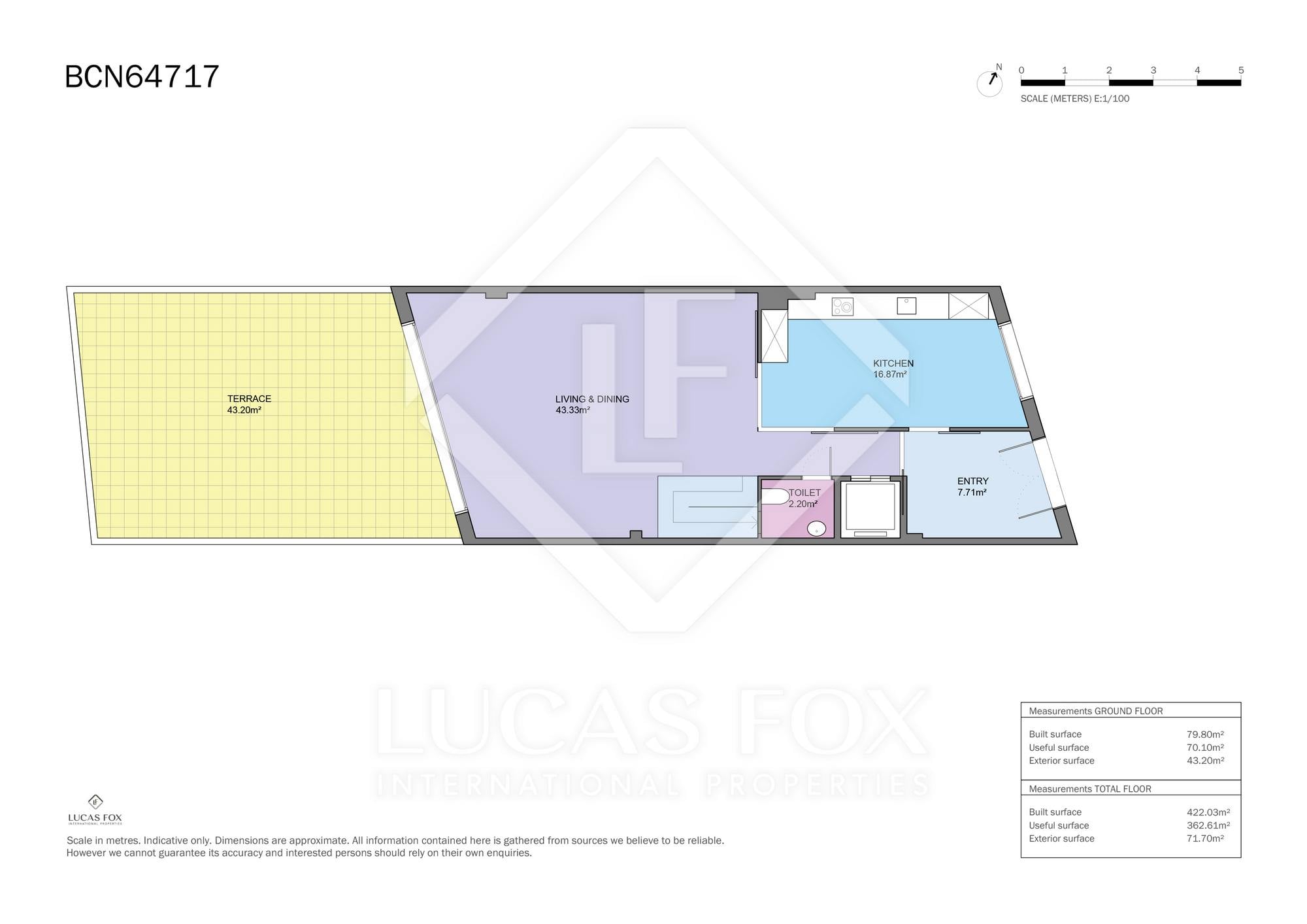 living - Casa / villa de 422m² con 71m² terraza en venta en Sarrià - Plano del piso thumbnail - 2