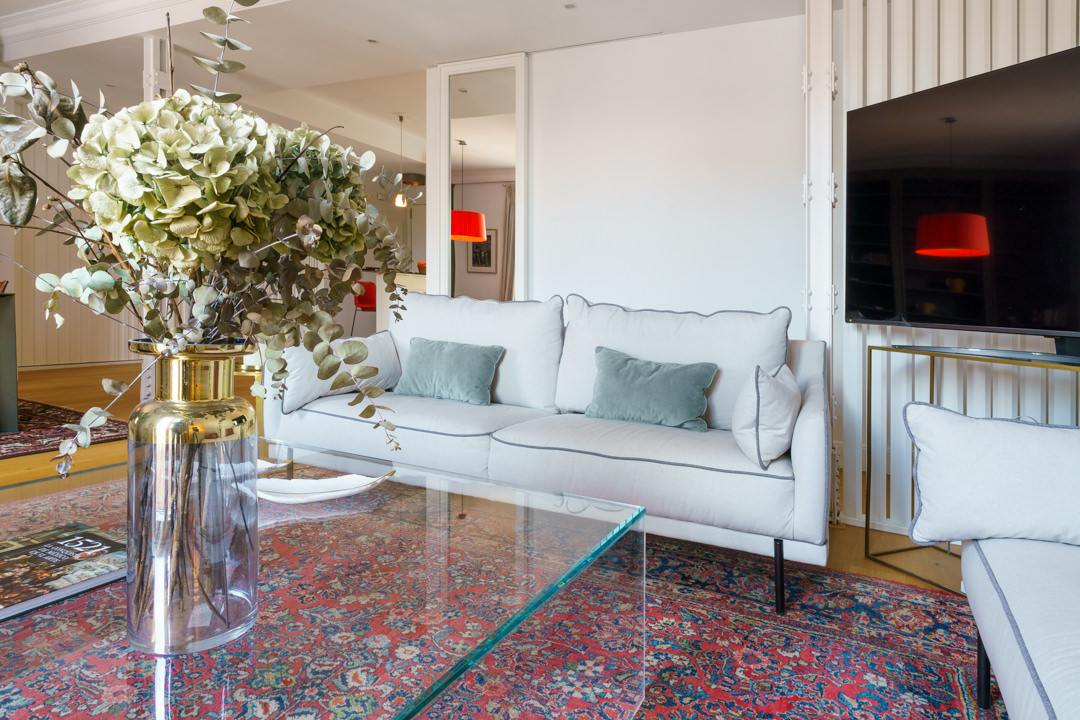 living - 140m² apartment for rent in Almagro, Madrid - gallery - 7