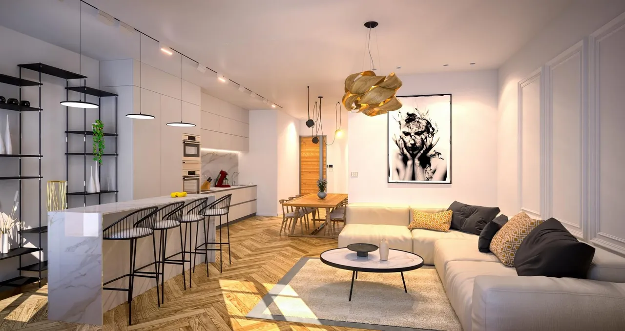 living - Gran Via Villarroel - gallery - 9