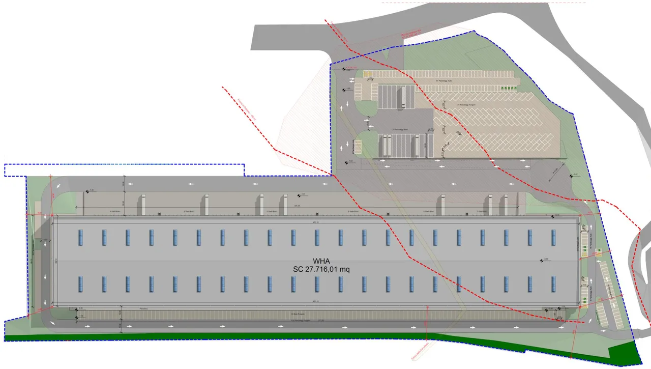 logistics - East Rome - Logistics - Dils - Verdiepingsplan - 1