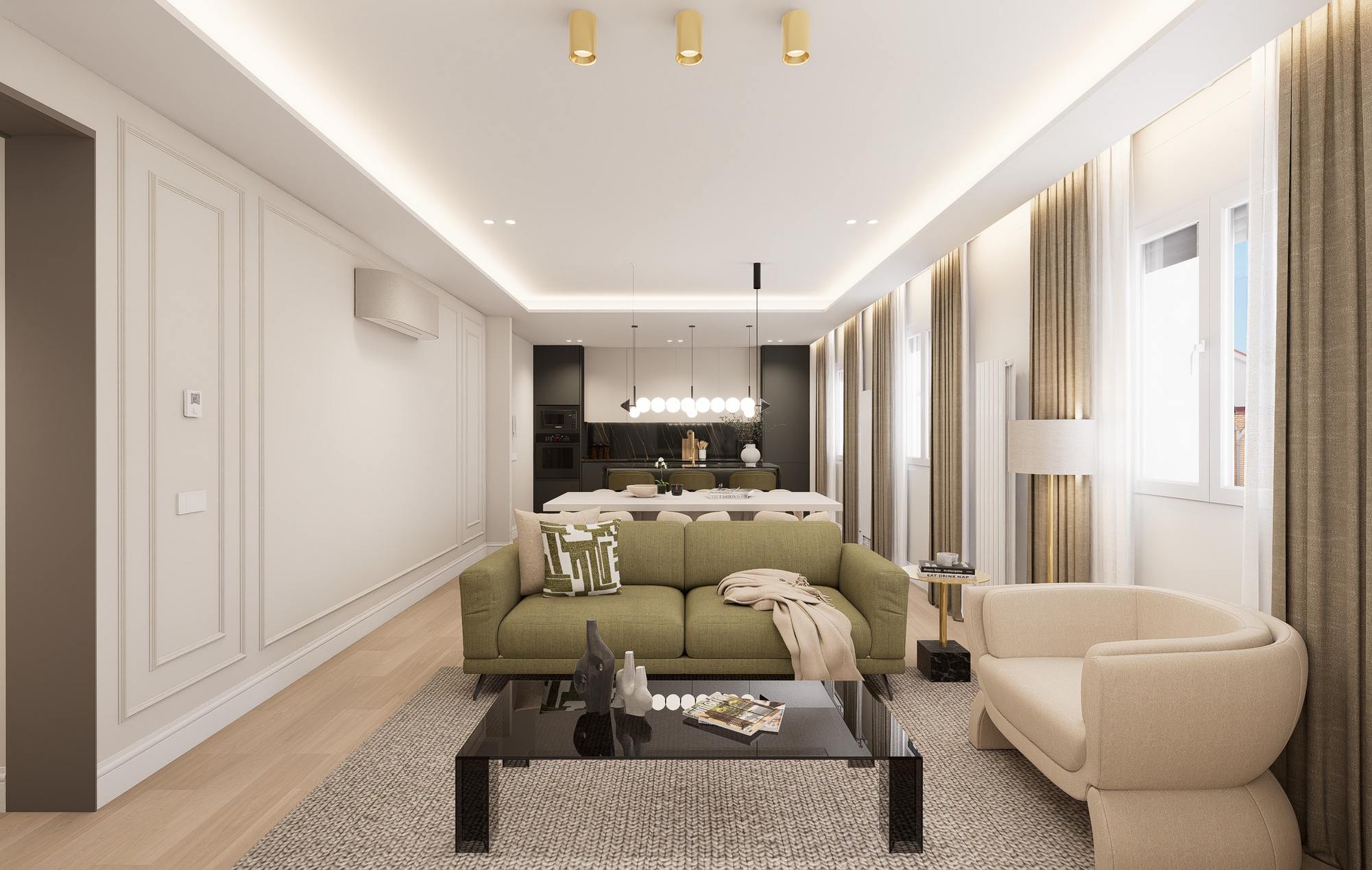 living - Piso de 116m² en venta en Ibiza, Madrid - gallery thumbnail - 5