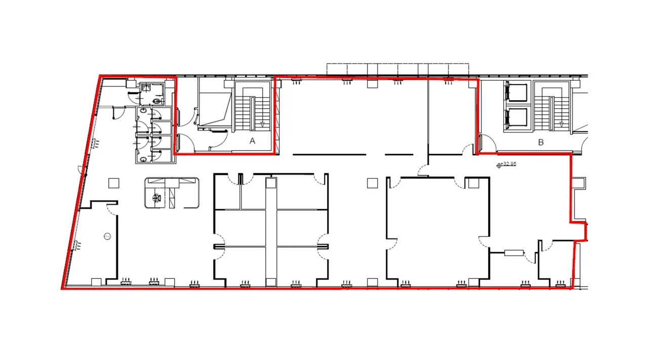 office - Ribotta 11 - Office - Dils - Plan d'étage - 3