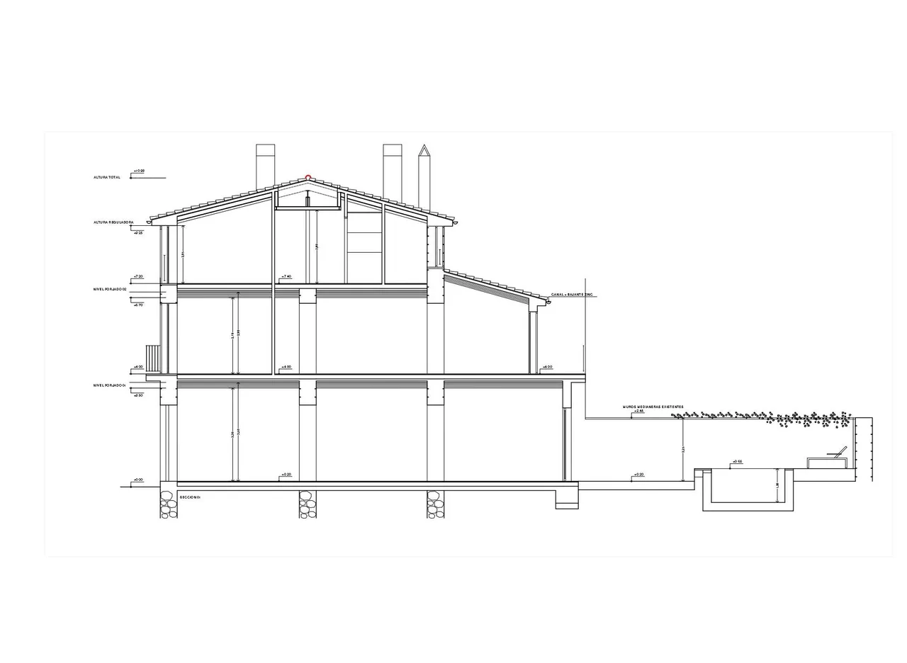 living - 280m² house / villa for sale in Alaró, Balearic Islands - Floor Plan - 2