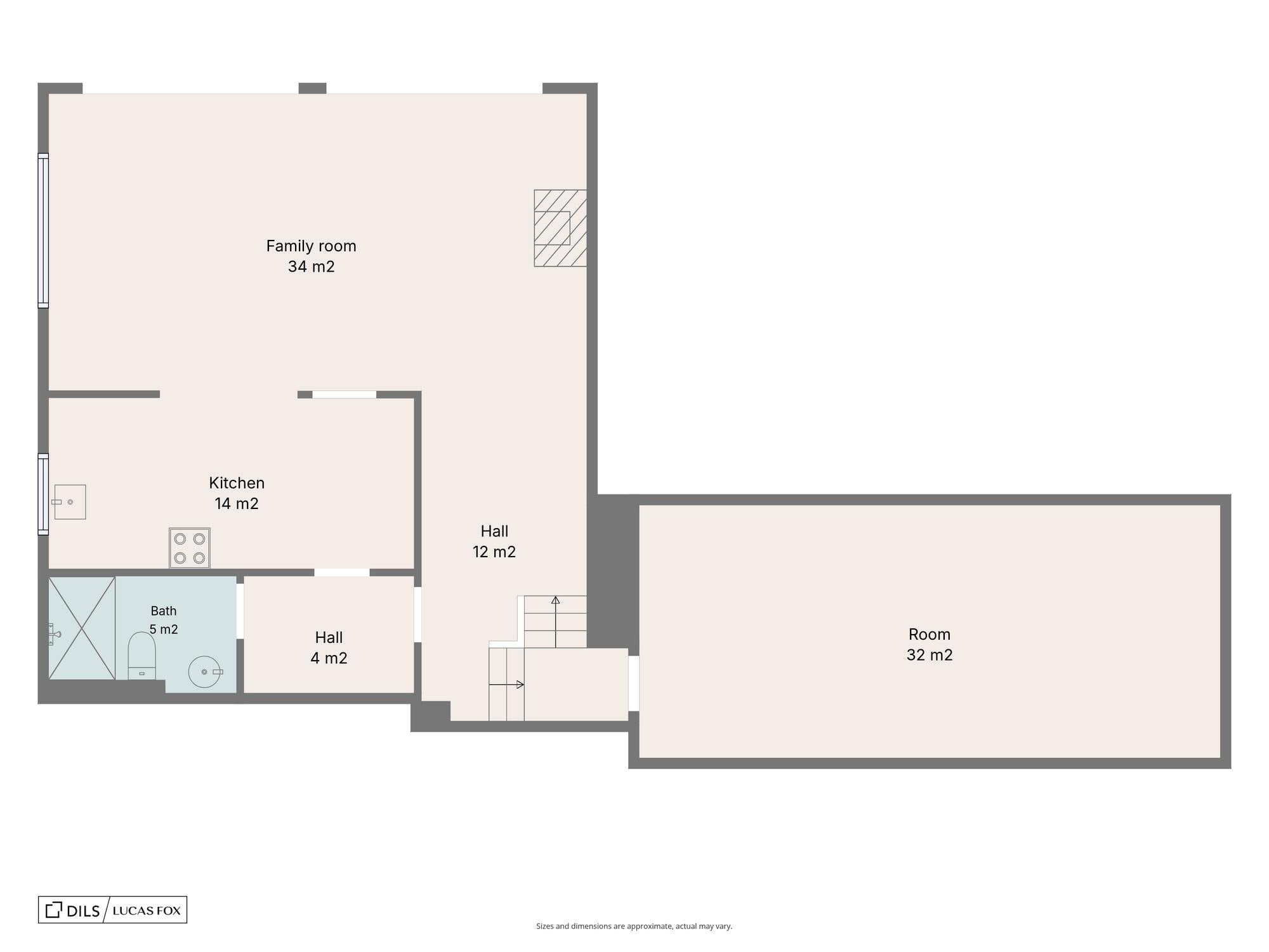 living - 419m² house / villa for sale in Cabrils, Barcelona - Floor Plan thumbnail - 1
