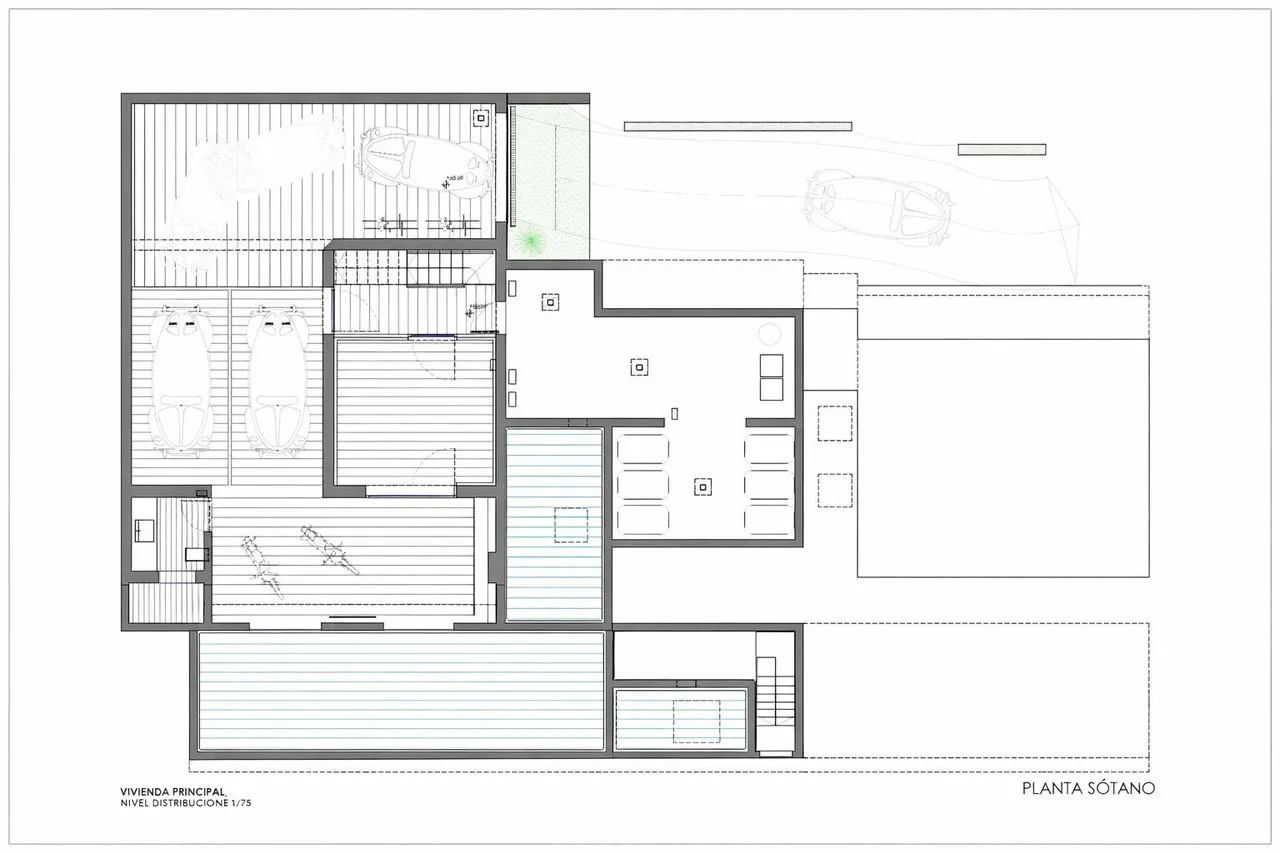 living - 520m² plot for sale in San Antonio, Balearic Islands - Floor Plan - 3