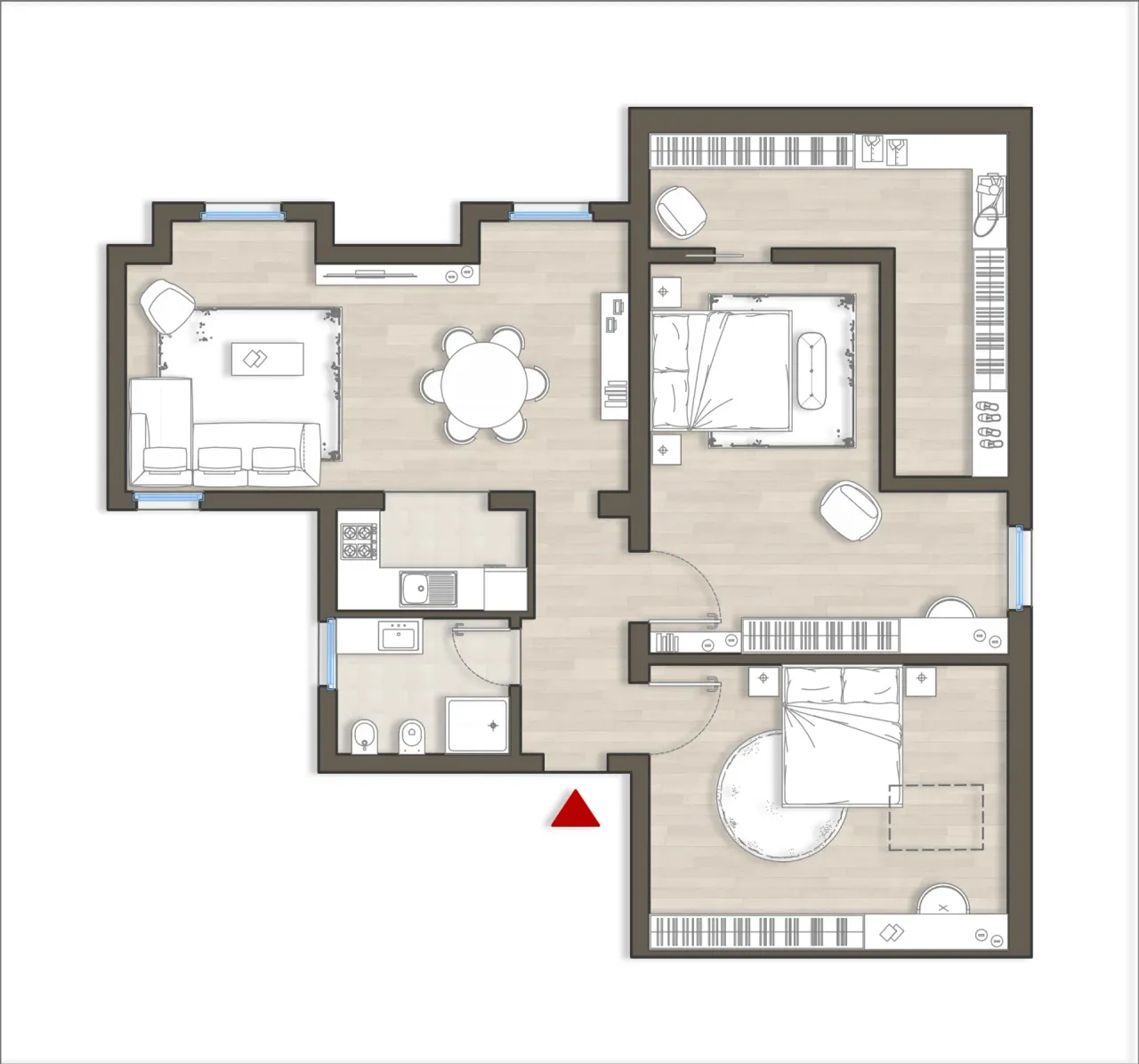 living - Mameli 40 - Living - Dils - Floor Plan - 1