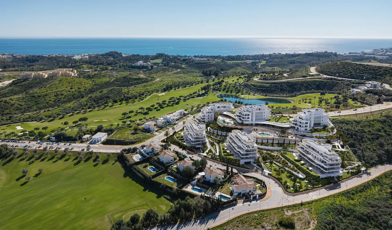 living - 360Cordia Pisos, Mijas, Costa del Sol - Plano del piso - 2