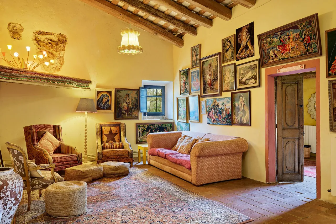 living - Casa rural de 2,200m² con 15,000m² de jardín en venta en Pla de l'Estany - gallery - 7