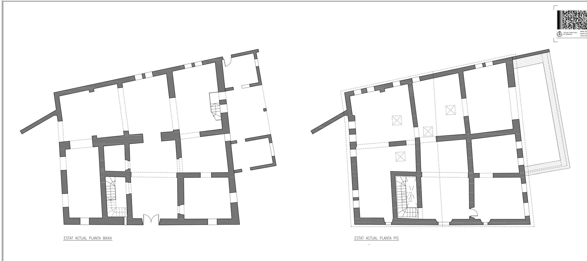 living - Masía de 689m² en venta en Tiana, Maresme - Plano del piso thumbnail - 1